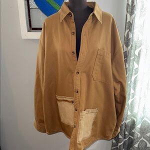 Duluth Trading Company Fleece Lined Work Shacket SZ 2XL